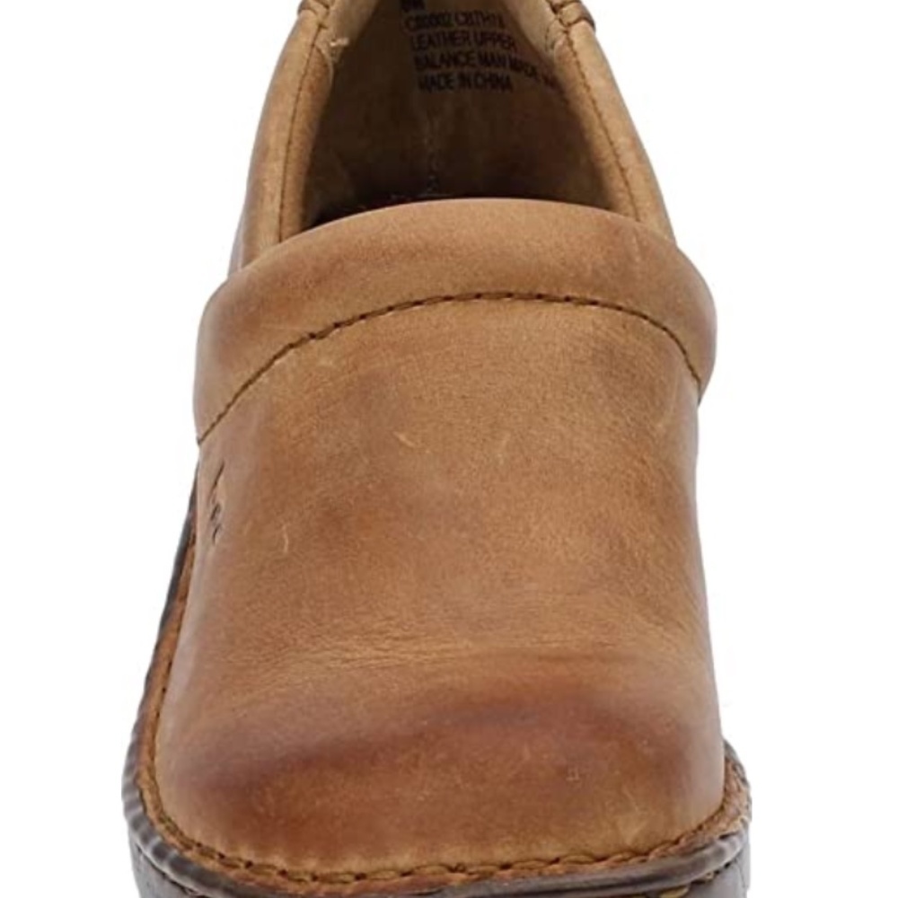NOT FOR SALE 
𝅺B.O.C. PEGGY WOMEN'S BROWN LEATHER CLOGS